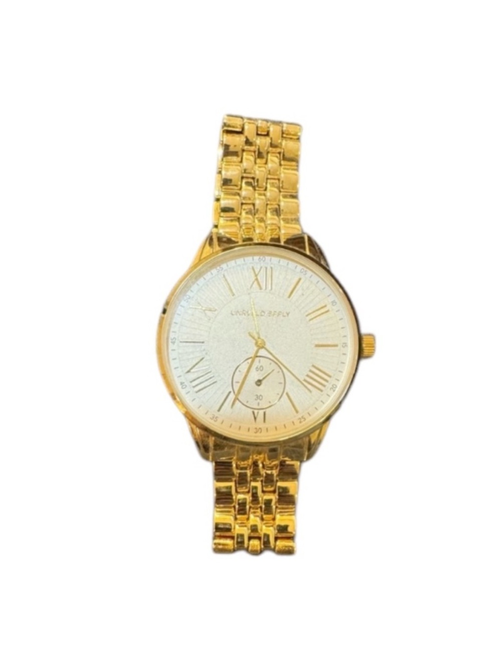 Gold Tone Classic Analog Watch - Roman Numerals